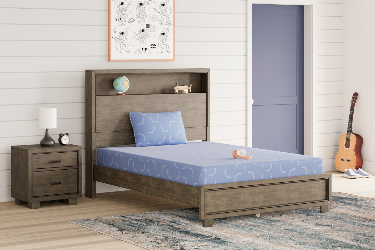iKidz Ocean Blue Twin Mattress and Pillow from Ashley Furniture - Luna Furniture