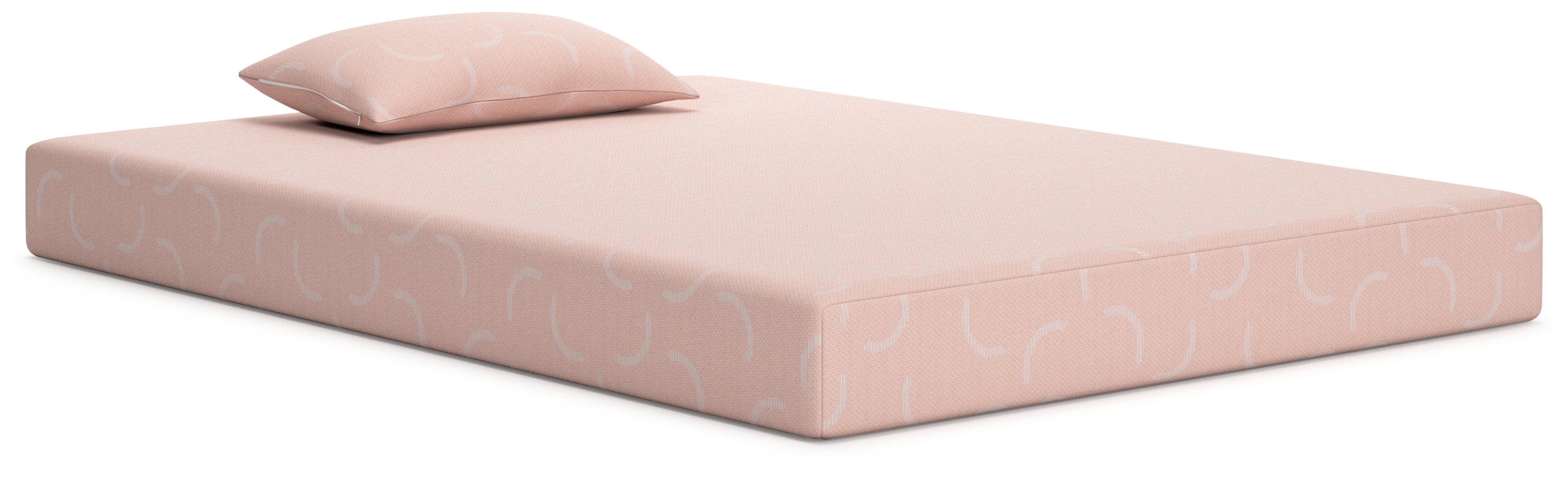 iKidz Coral Coral Twin Mattress and Pillow from Ashley - Luna Furniture