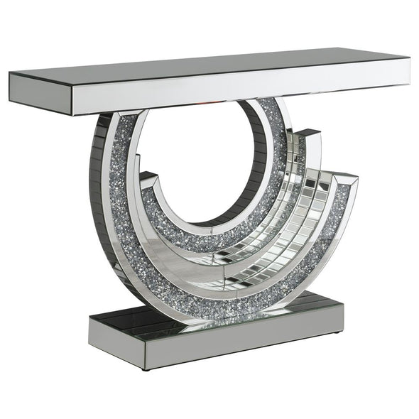 Imogen Multi-dimensional Console Table Silver - 953422 - Luna Furniture