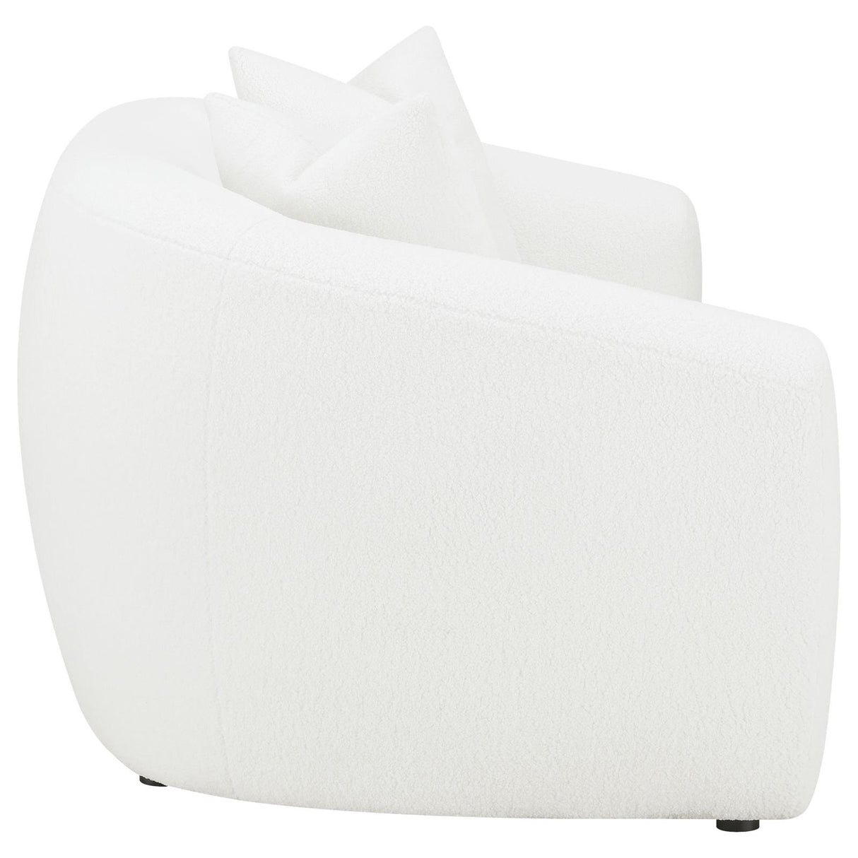 Isabella White Upholstered 2-Piece Tight Back Living Room Set from Coaster - Luna Furniture