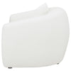 Isabella Upholstered Tight Back Chair White - 509873 - Luna Furniture