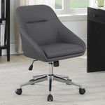 Jackman Upholstered Office Chair with Casters - 801422 - Luna Furniture