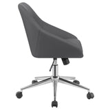 Jackman Upholstered Office Chair with Casters - 801422 - Luna Furniture