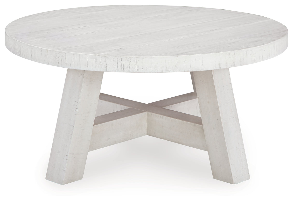 Jallison Off White Coffee Table - T727-8 - Luna Furniture