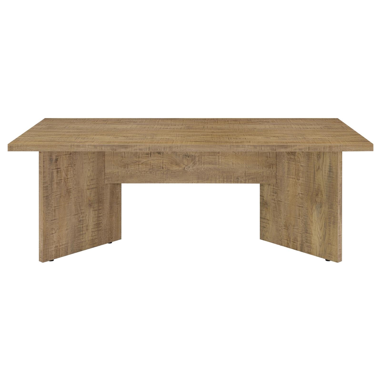 Jamestown Mango Brown Rectangular Engineered Wood Dining Table with Decorative Laminate from Coaster - Luna Furniture