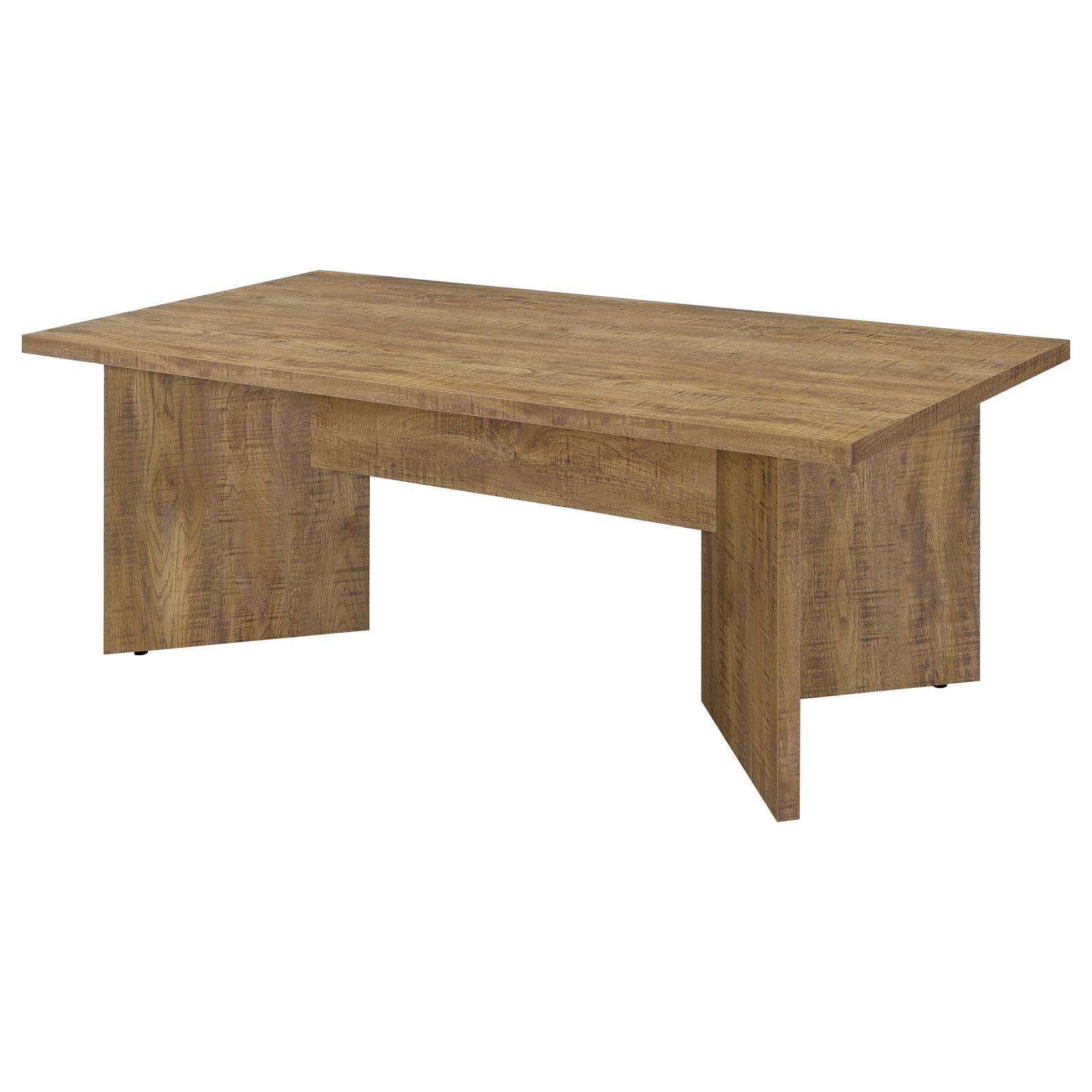 Jamestown Mango Brown Rectangular Engineered Wood Dining Table with Decorative Laminate from Coaster - Luna Furniture