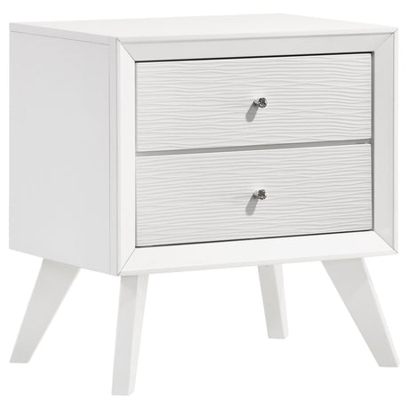 Janelle 2-drawer Nightstand White - 223652 - Luna Furniture