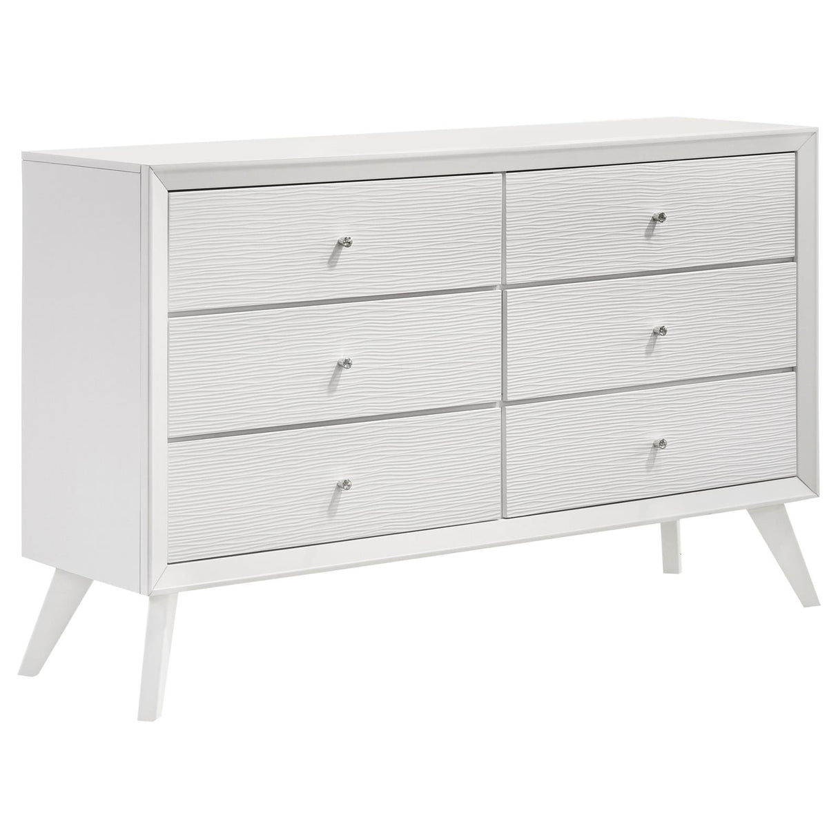 Janelle 6-drawer Dresser White - 223653 - Luna Furniture