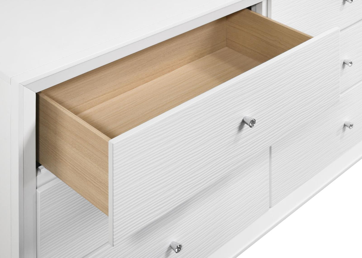 Janelle 6-drawer Dresser White - 223653 - Luna Furniture