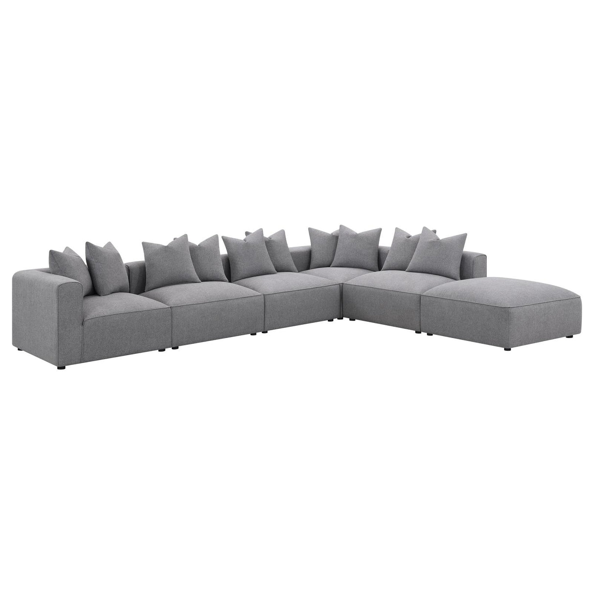 Jennifer Gray 6-Piece Tight Seat Modular Sectional from Coaster - Luna Furniture