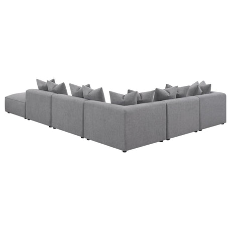 Jennifer Gray 6-Piece Tight Seat Modular Sectional from Coaster - Luna Furniture