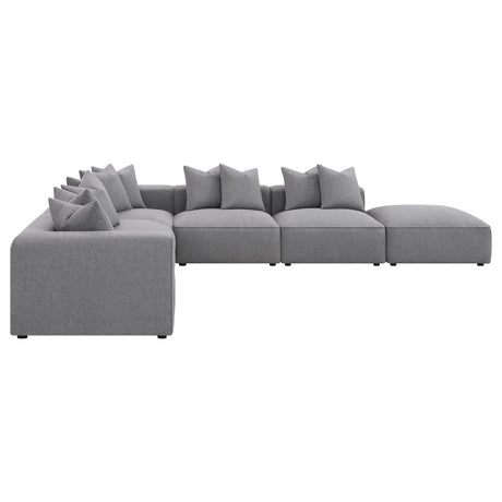 Jennifer Gray 6-Piece Tight Seat Modular Sectional from Coaster - Luna Furniture