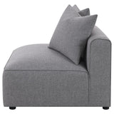 Jennifer Gray Tight Seat Armless Chair from Coaster - Luna Furniture