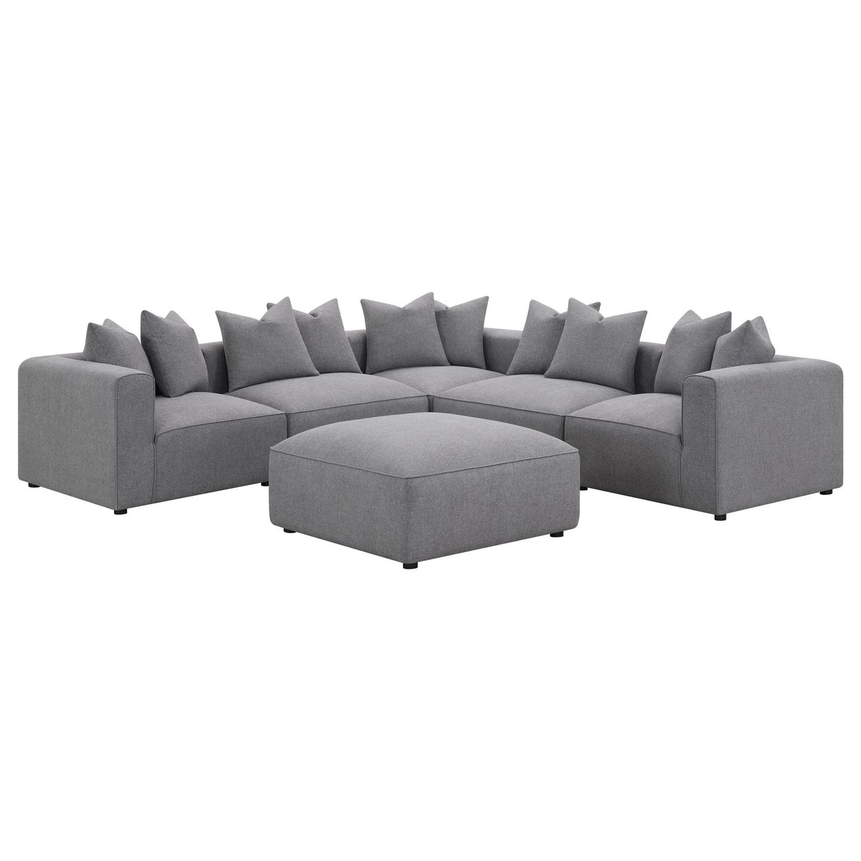 Jennifer Tight Seat Corner Chair Grey from Coaster - Luna Furniture
