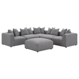 Jennifer Tight Seat Corner Chair Grey from Coaster - Luna Furniture