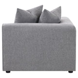 Jennifer Tight Seat Corner Chair Grey from Coaster - Luna Furniture