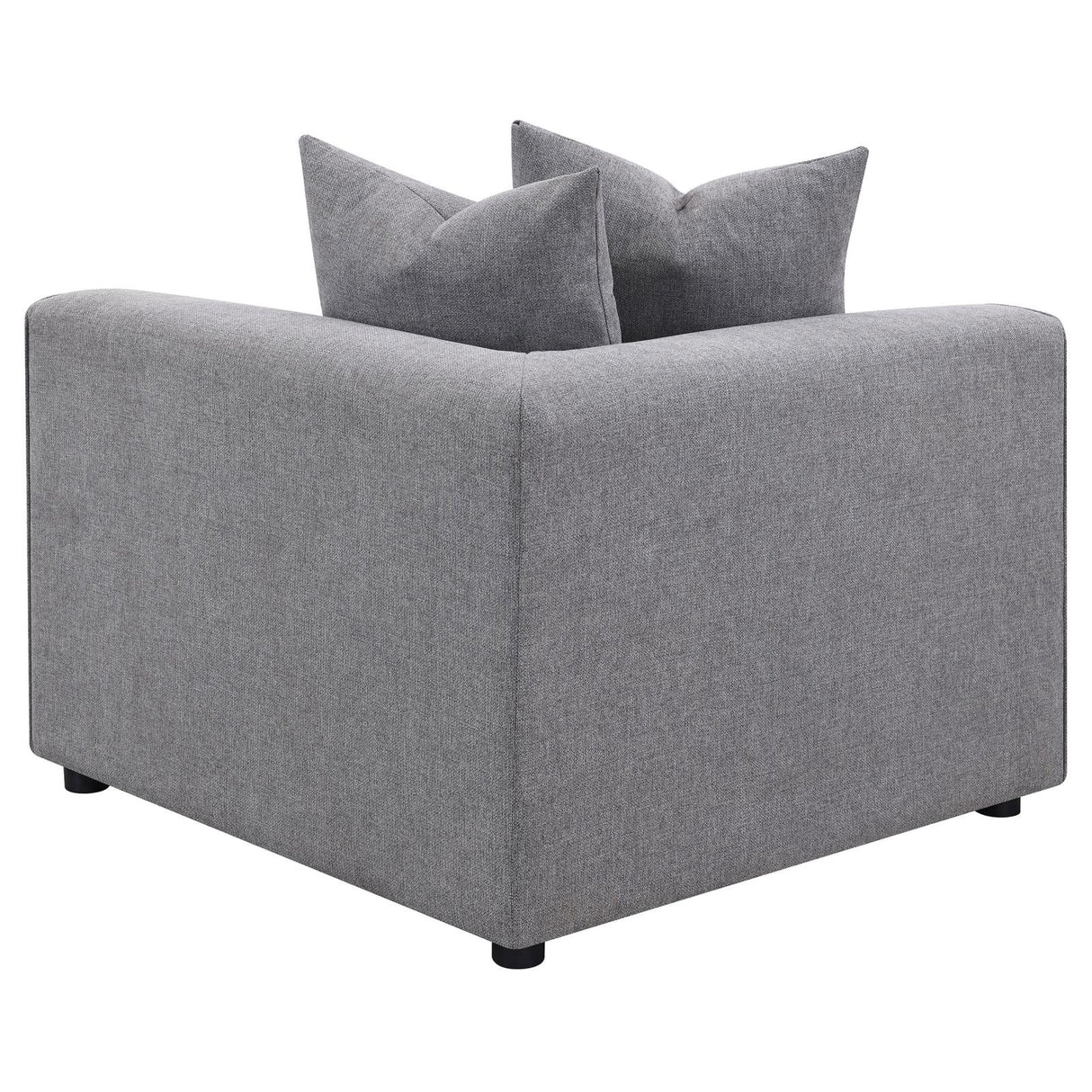 Jennifer Tight Seat Corner Chair Grey from Coaster - Luna Furniture