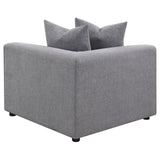 Jennifer Tight Seat Corner Chair Grey from Coaster - Luna Furniture