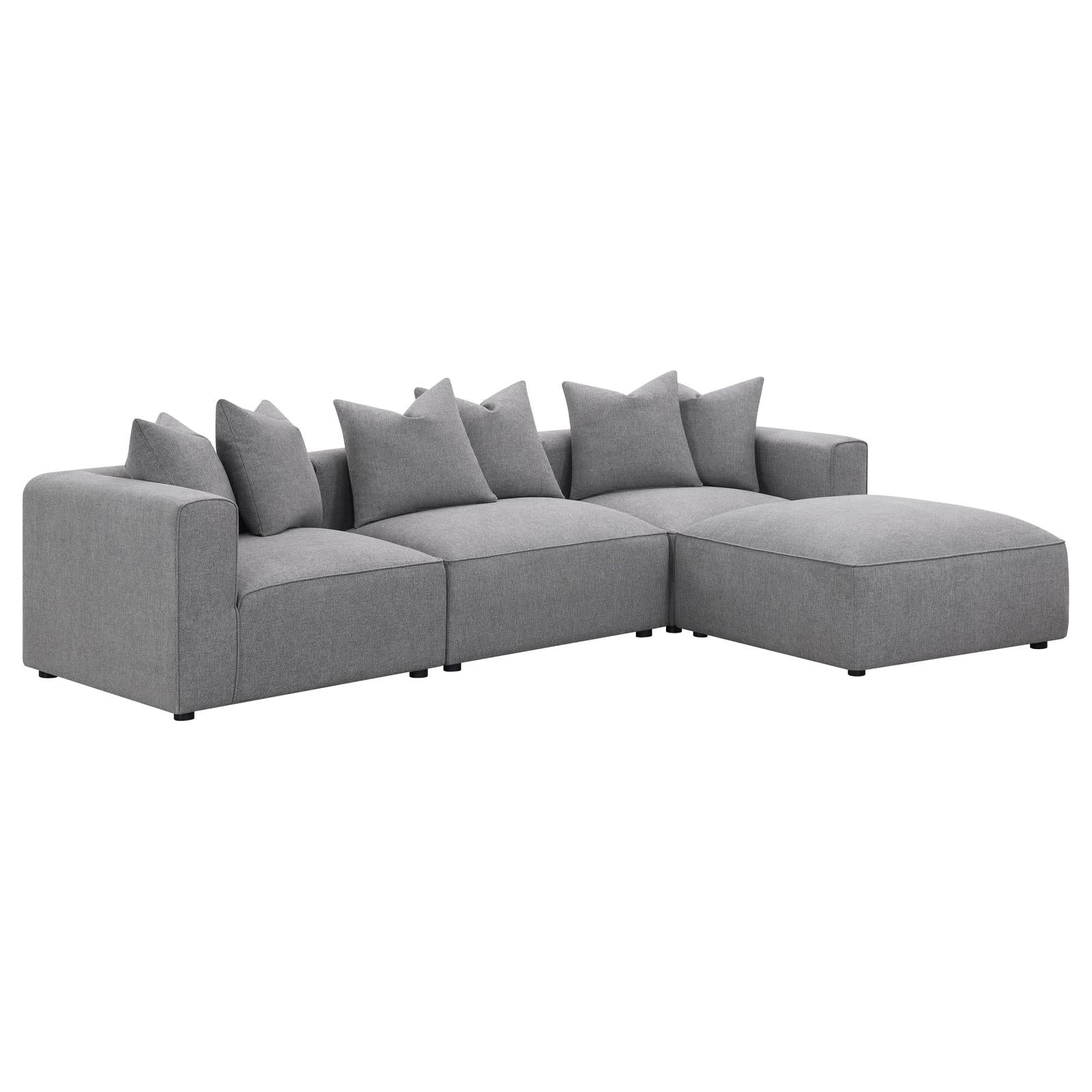 Jennifer Tight Seat Corner Chair Grey from Coaster - Luna Furniture