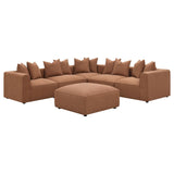 Jennifer Upholstered Corner Terracotta from Coaster - Luna Furniture