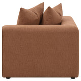 Jennifer Upholstered Corner Terracotta from Coaster - Luna Furniture