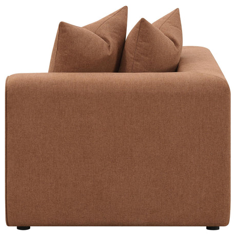 Jennifer Upholstered Corner Terracotta from Coaster - Luna Furniture