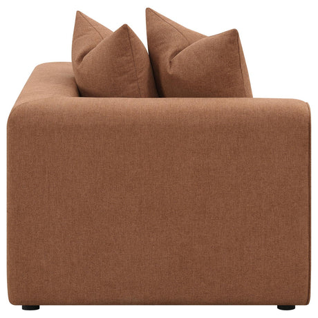 Jennifer Upholstered Corner Terracotta from Coaster - Luna Furniture
