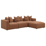 Jennifer Upholstered Corner Terracotta from Coaster - Luna Furniture