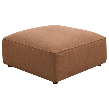 Jennifer Terracotta Upholstered Ottoman from Coaster - Luna Furniture