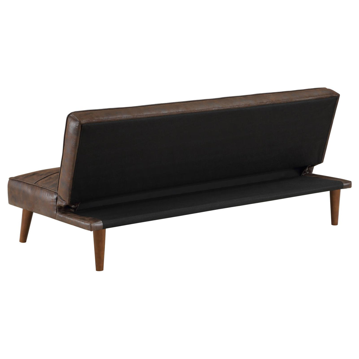 Jenson Dark Coffee Brown Multipurpose Upholstered Tufted Convertible Sofa Bed from Coaster - Luna Furniture