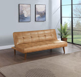 Jenson Saddle Brown Multipurpose Upholstered Tufted Convertible Sofa Bed from Coaster - Luna Furniture