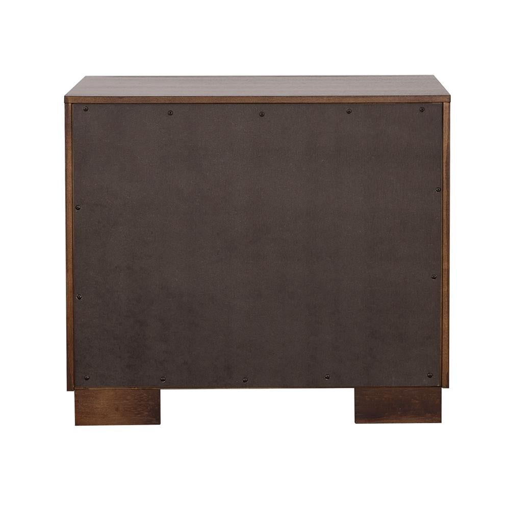 Jessica Cappuccino 2-Drawer Nightstand from Coaster - Luna Furniture