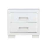 Jessica White 2-Drawer Nightstand from Coaster - Luna Furniture
