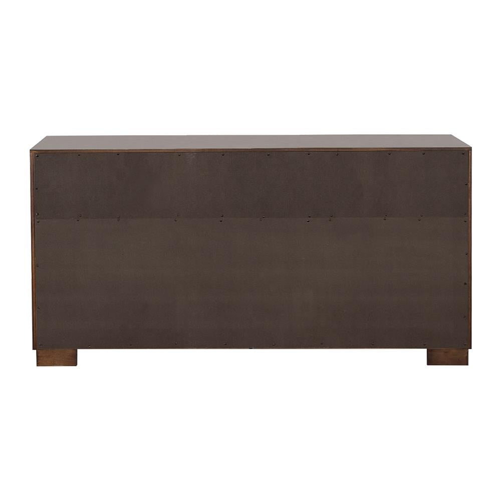 Jessica Cappuccino 6-Drawer Dresser from Coaster - Luna Furniture