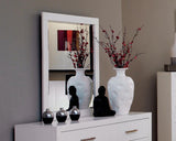 Jessica White Rectangular Mirror (Mirror Only) from Coaster - Luna Furniture