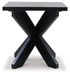 JOSHYARD Black End Table - T461-2 - Luna Furniture