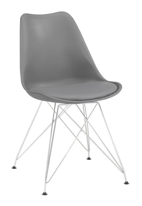 Juniper Upholstered Side Chairs Grey (Set of 2) - 110262 - Luna Furniture
