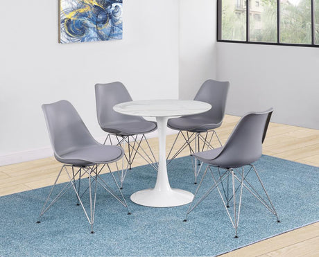 Juniper Upholstered Side Chairs Grey (Set of 2) - 110262 - Luna Furniture