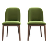 Kaitlyn Green Velvet Dining Chair from Midinmod - Luna Furniture