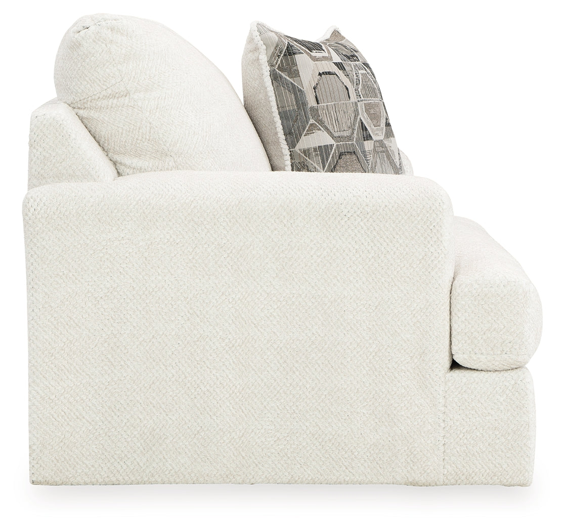 Karinne Linen Oversized Chair from Ashley - Luna Furniture