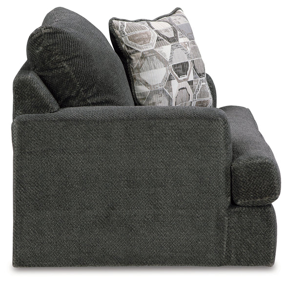 Karinne Smoke Oversized Chair - 3140223 - Luna Furniture