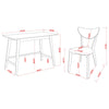 Karri 2-piece Writing Desk Set Walnut - 801095 - Luna Furniture
