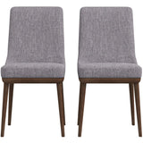 Kate Mid-Century Modern Dining Chair (Set of 2) Green Velvet from Midinmod - Luna Furniture
