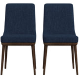Kate Mid-Century Modern Dining Chair (Set of 2) Green Velvet from Midinmod - Luna Furniture