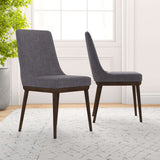 Kate Mid-Century Modern Dining Chair (Set of 2) Green Velvet from Midinmod - Luna Furniture