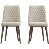 Katie Cream Velvet Dining Chair from Midinmod - Luna Furniture