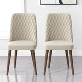 Katie Cream Velvet Dining Chair from Midinmod - Luna Furniture