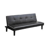 Katrina Tufted Upholstered Sofa Bed Black - 550044 - Luna Furniture