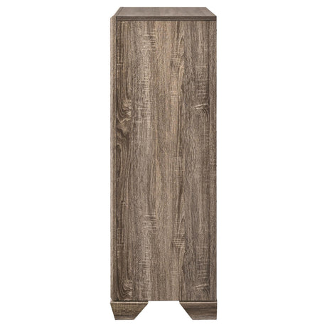 Kauffman Washed Taupe 5-Drawer Chest from Coaster - Luna Furniture