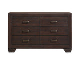Kauffman 6-drawer Dresser Dark Cocoa - 204393 - Luna Furniture